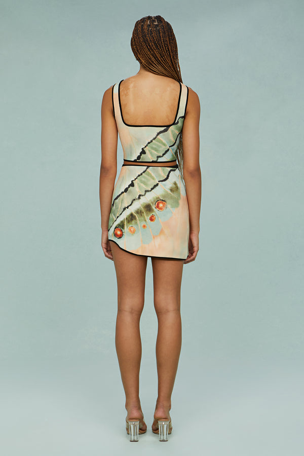 Amur Kellah Knit Skirt Butterfly Wing