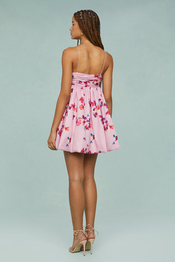 Amur Kimberly Mini Dress Mosaic Poppies