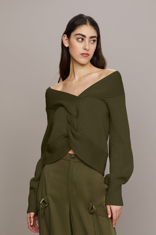 Amur Liliana Cable Knit Kalamata