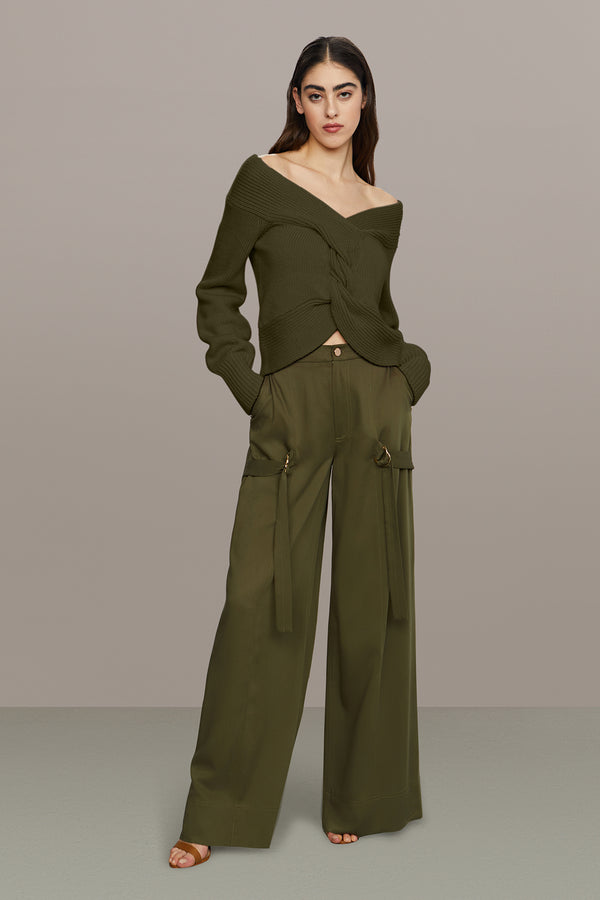 amur Liliana Cable Knit Kalamata