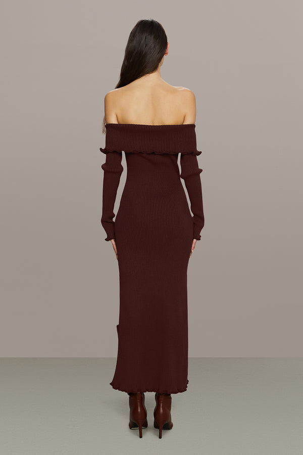 Amur Meadow Lettuce Edge Midi Smoky Quartz