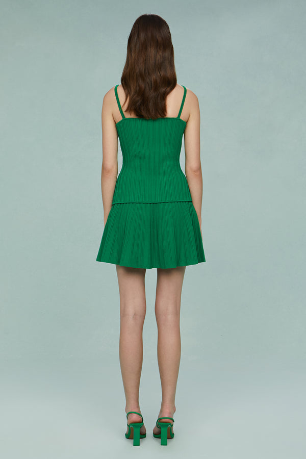 Amur Nikola Pleated Knit Dress Tadpole