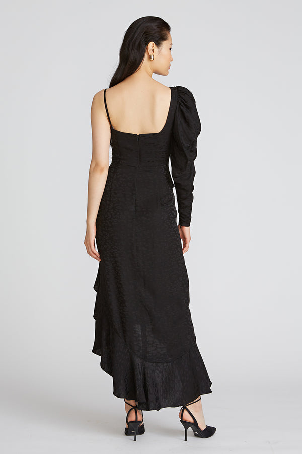 Amur Pasqualena One Shoulder Dress Black