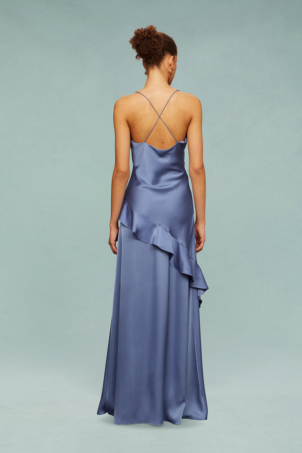 Amur Sara Heavy Charm Gown Dusk Blue