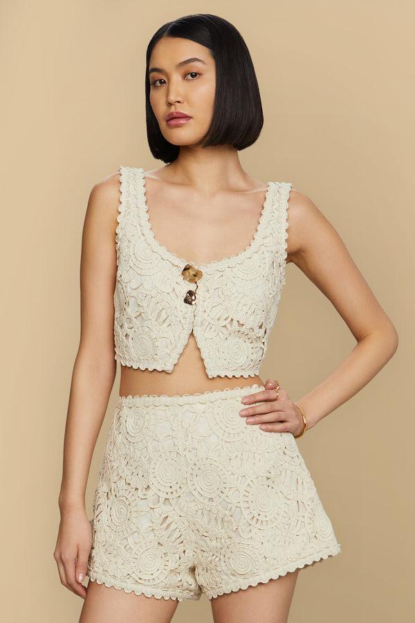 Amur Tammy Mini Short IVORY