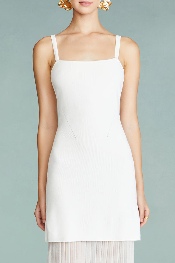 Amur Vienna Mix Media Knit Dress SEA SALT