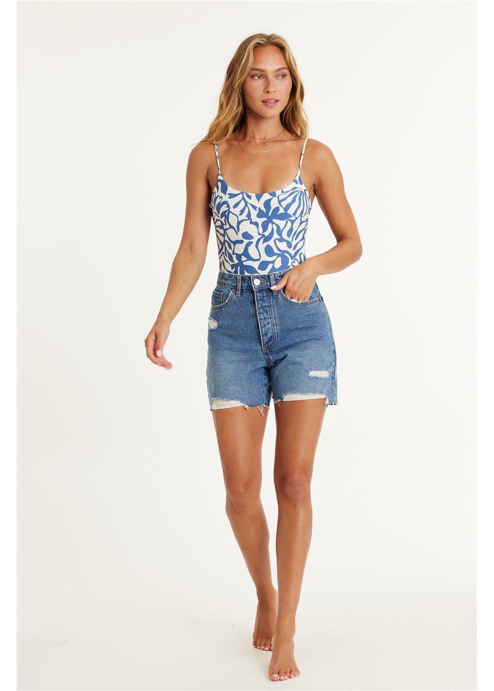 Amuse Society BELLA WOVEN DENIM SHORT