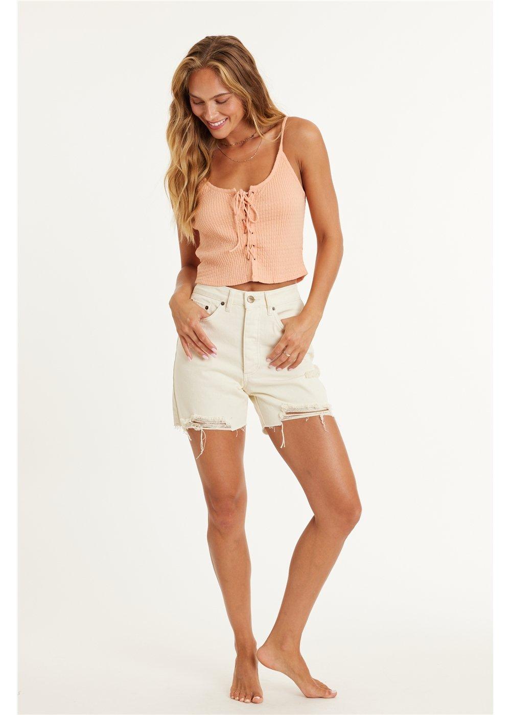 Amuse Society BELLA WOVEN DENIM SHORT