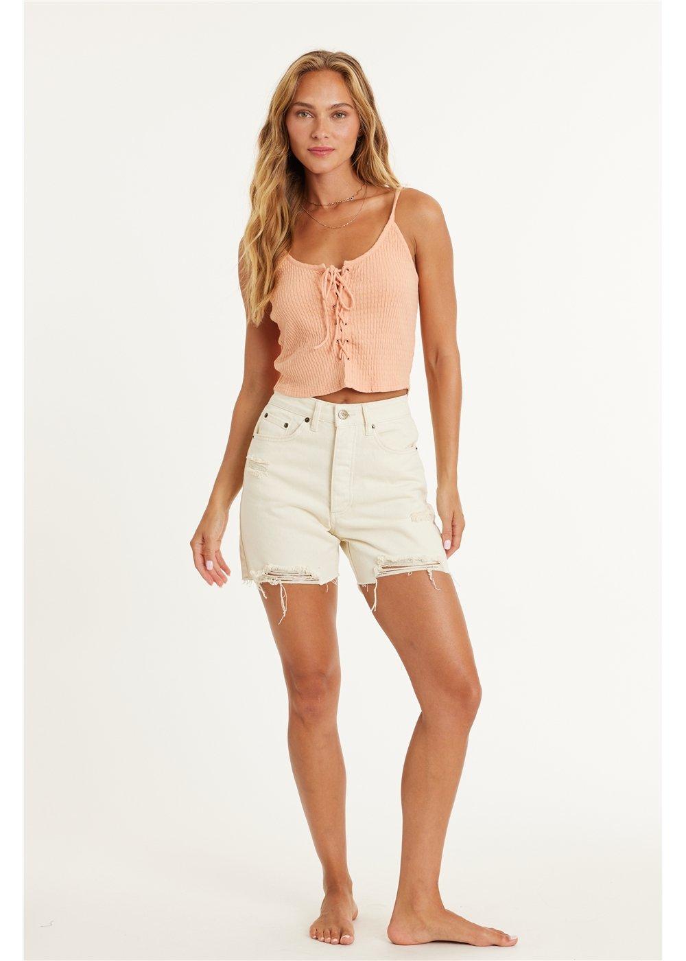 Amuse Society BELLA WOVEN DENIM SHORT