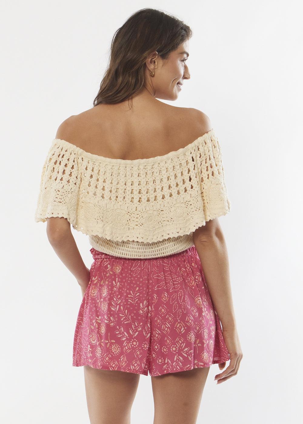 Amuse Society ENDLESS SUMMER OFF SHOULDER KNIT