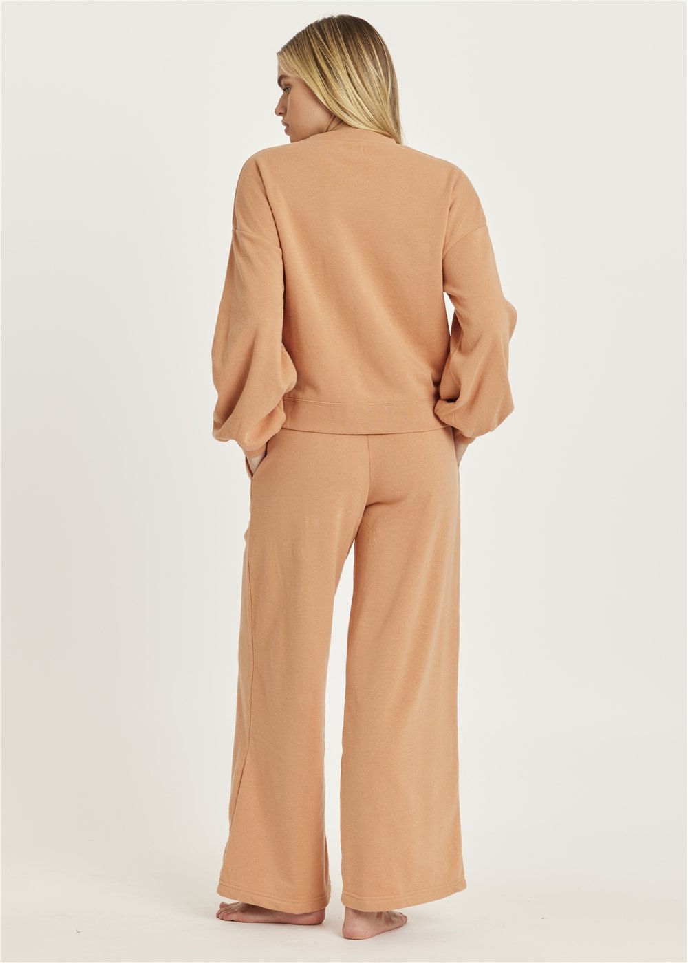 Amuse Society KIRRA LS KNIT FLEECE TOP