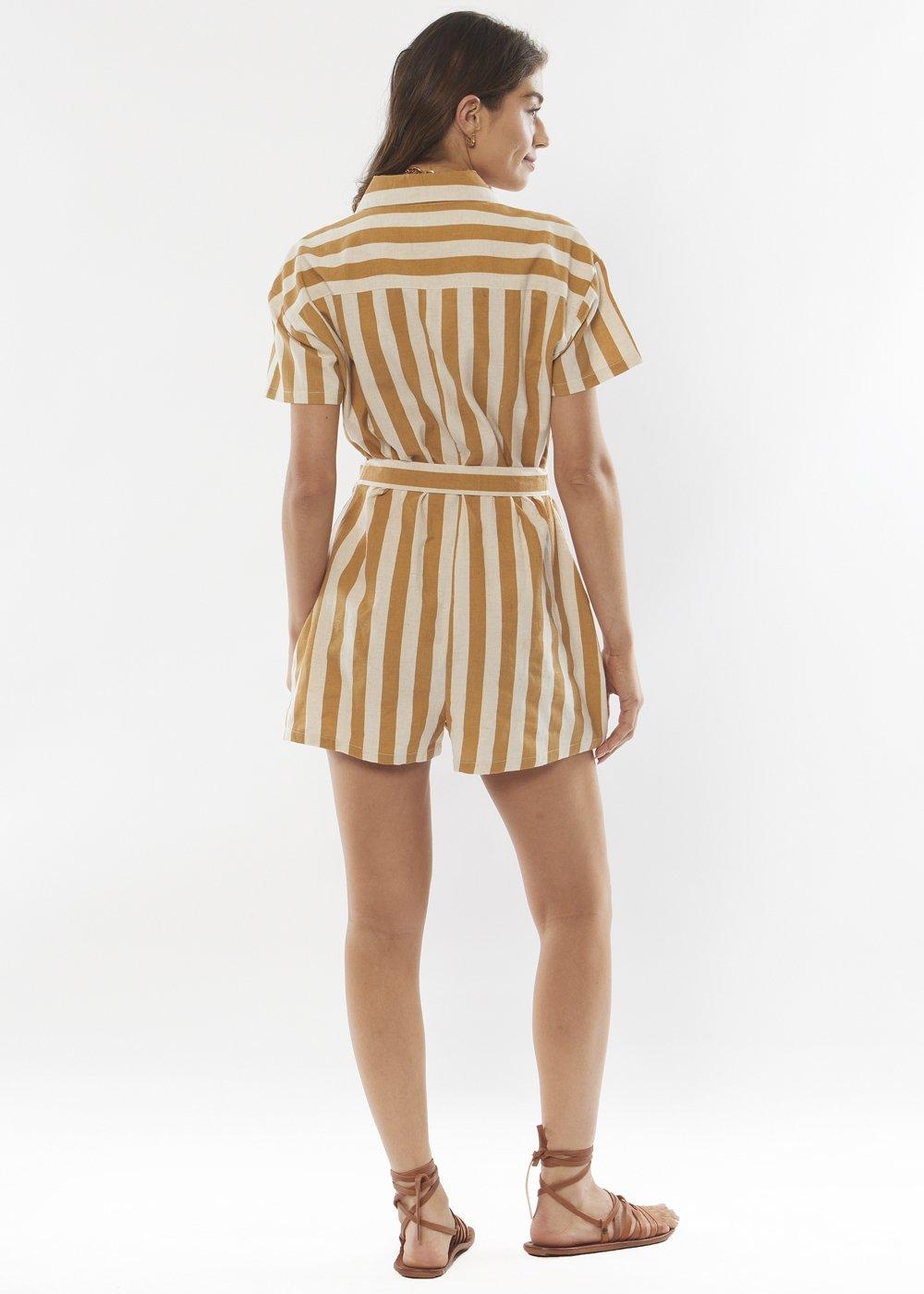 Amuse Society MAKING MEMORIES WOVEN ROMPER