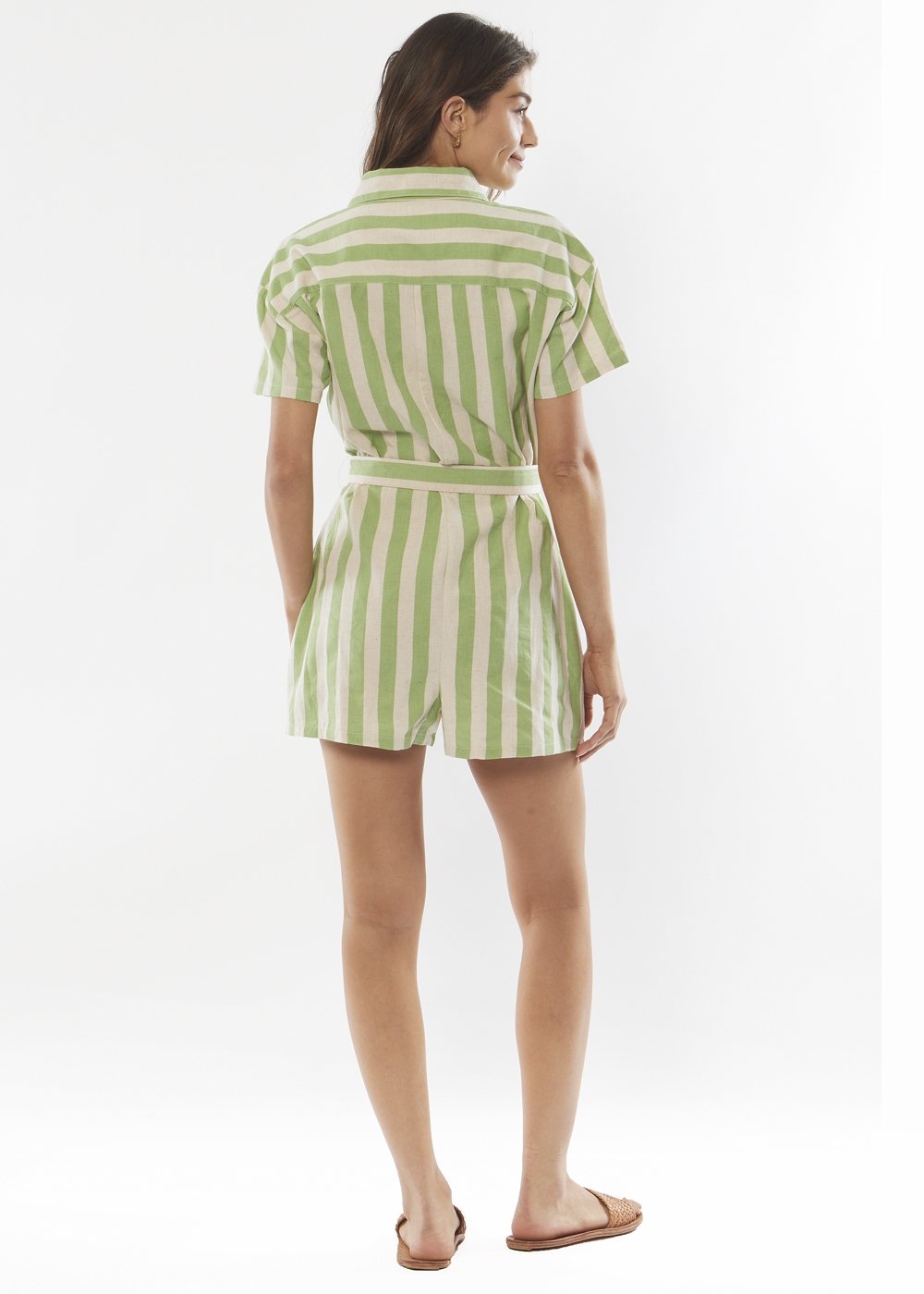 Amuse Society MAKING MEMORIES WOVEN ROMPER