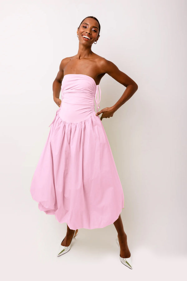 amy lynn Alexa Baby Pink Puffball Dress