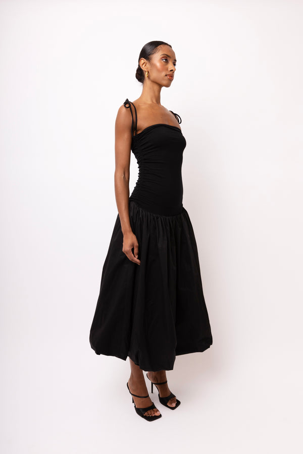 Amy Lynn Alexa Black Puffball Dress