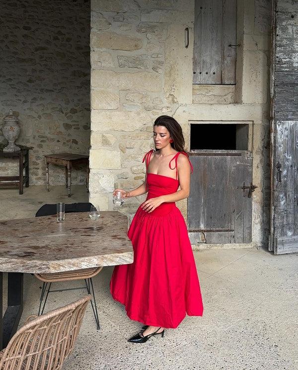 Amy Lynn Alexa Cherry Red Puffball Dress