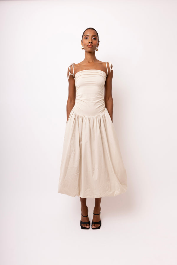 Amy Lynn Alexa Milk Puffball Dress