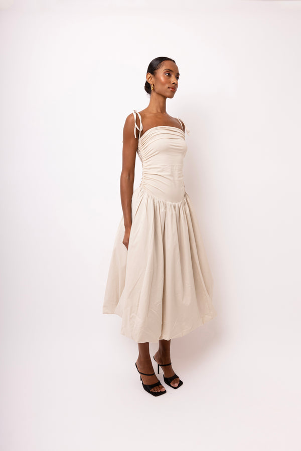 Amy Lynn Alexa Milk Puffball Dress