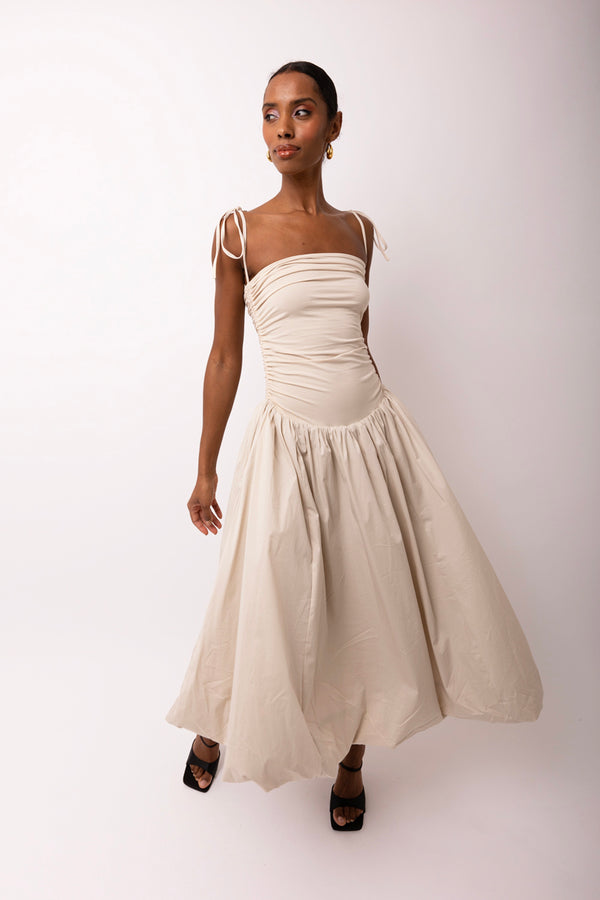 amy lynn Alexa Milk Puffball Dress