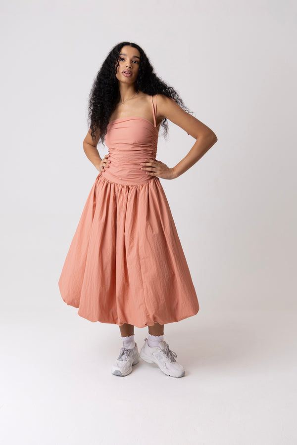 Amy Lynn Alexa Peach Puffball Dress