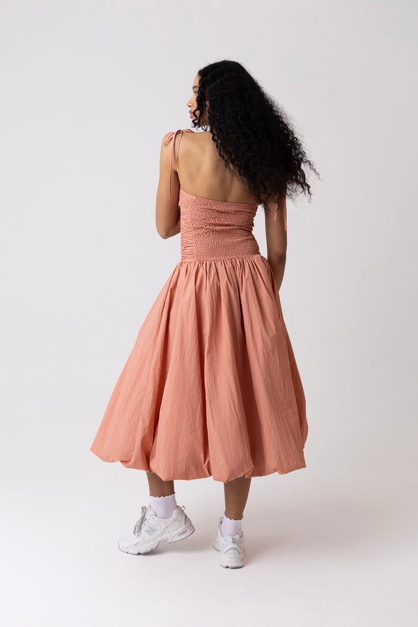 Amy Lynn Alexa Peach Puffball Dress