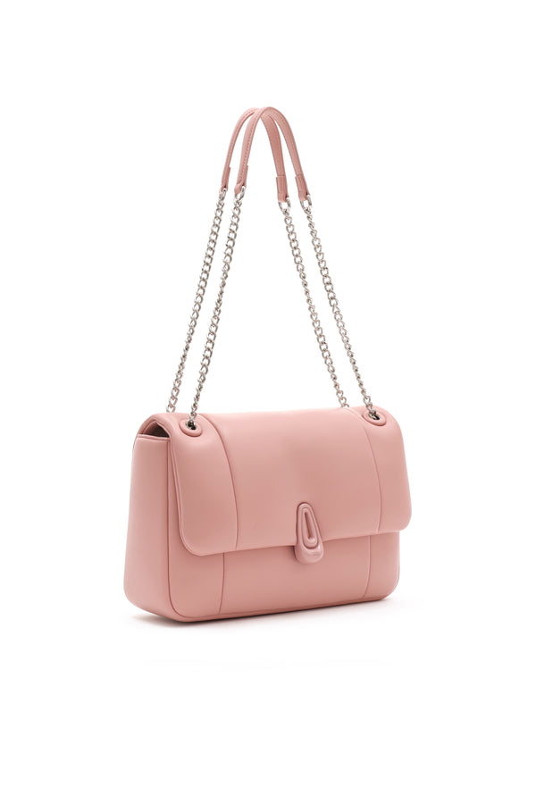 Amy Lynn Dallas Pink Square Chain Bag