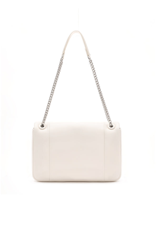 Amy Lynn Dallas White Square Chain Bag