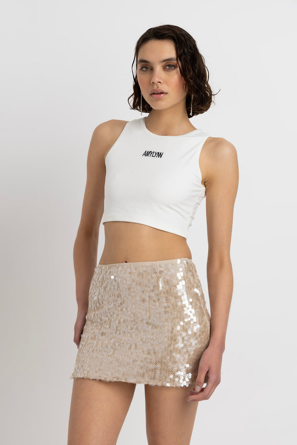 Amy Lynn Dolce Sequin Mini Skirt
