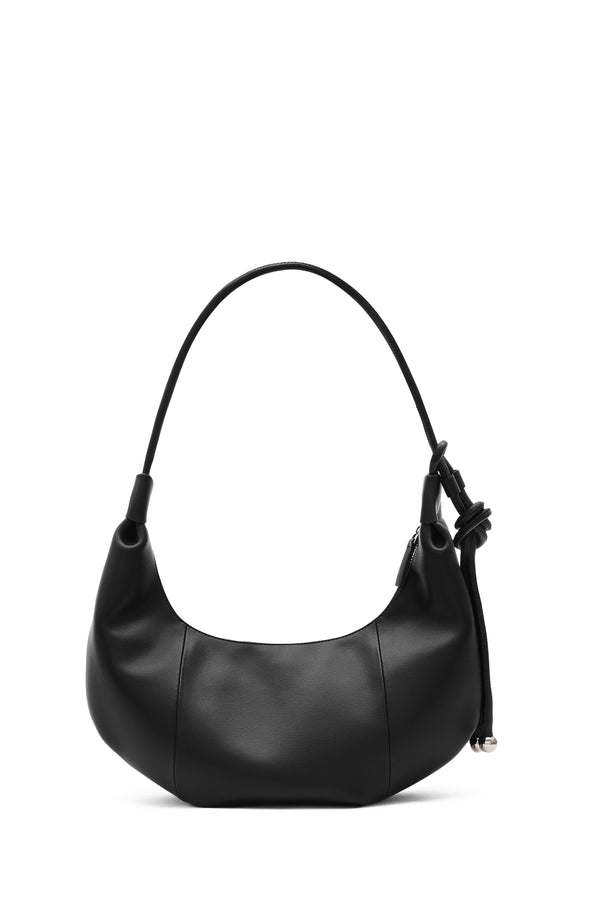 Amy Lynn Fez Black Ruched Underarm Bag