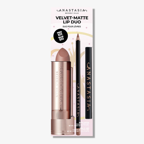 Anastasia Beverly Hills Velvet-Matte Lip Duo - Warm Taupe & Warm Taupe Warm Taupe & Warm Taupe