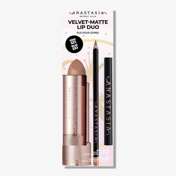 Anastasia Beverly Hills Velvet-Matte Lip Duo - Warm Taupe & Warm Taupe Warm Taupe & Warm Taupe