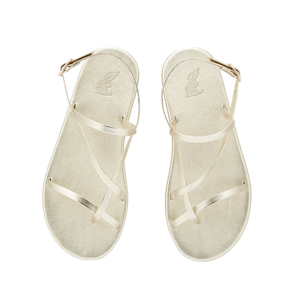 Ancient Greek Sandals Alethea Flip Flop ALL PLATINUM