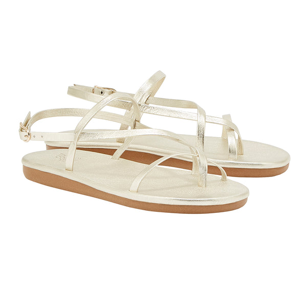 Ancient Greek Sandals Alethea Flip Flop ALL PLATINUM