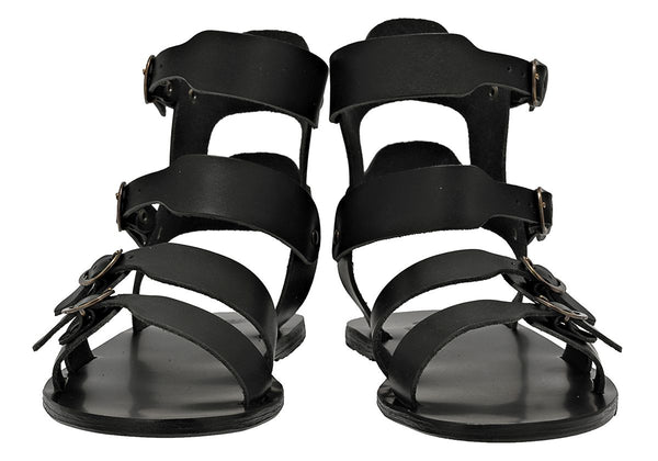 Ancient Greek Sandals Achilles Black