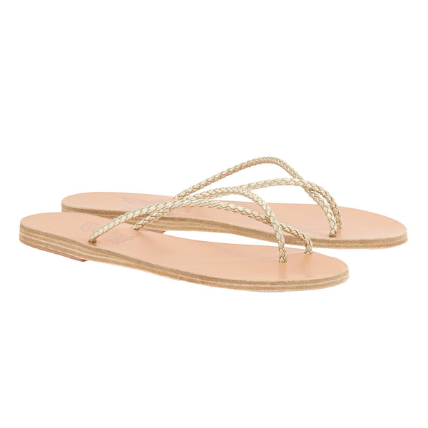 Ancient Greek Sandals Adrahti Platinum