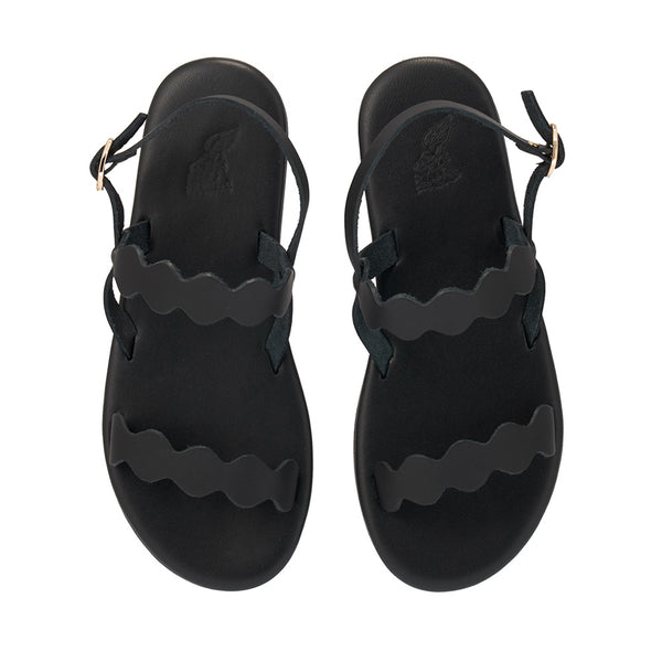 Ancient Greek Sandals Afros Black