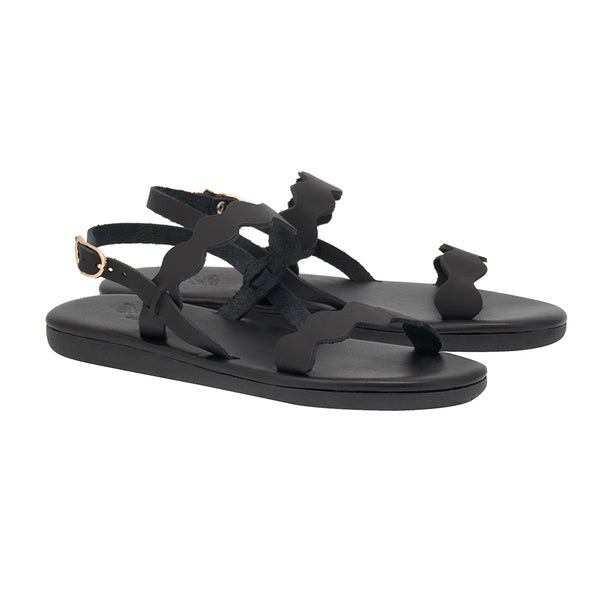 Ancient Greek Sandals Afros Black