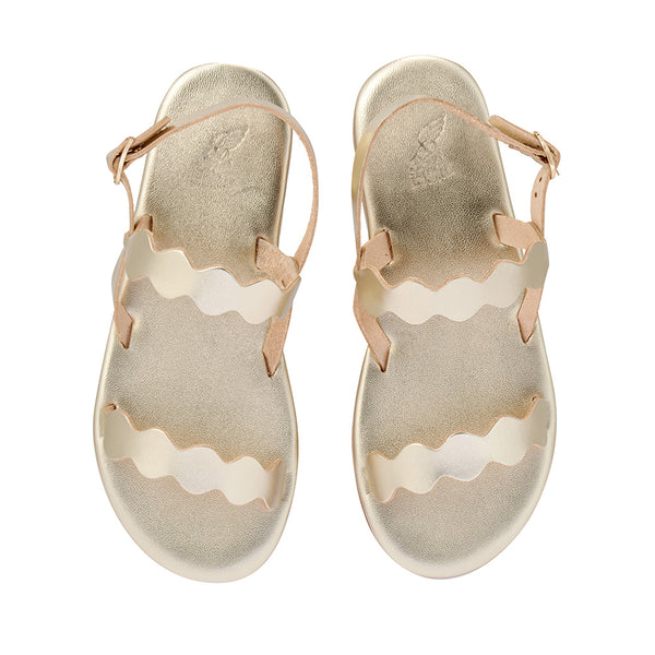 Ancient Greek Sandals Afros Platinum