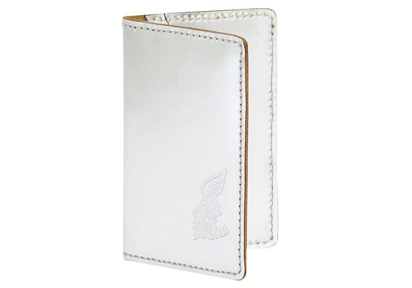 ancient greek sandals Ags card holder Silver