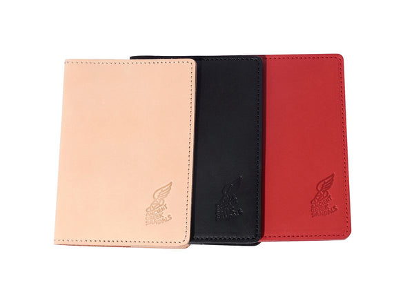 Ancient Greek Sandals Ags Passport Case Black