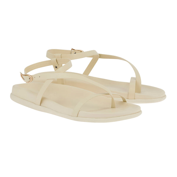 Ancient Greek Sandals Aimilia ALL OFF WHITE