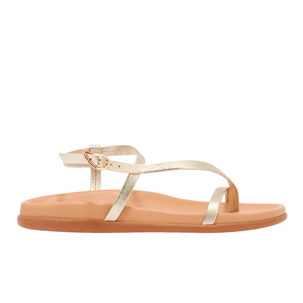 ancient greek sandals Aimilia ALL PLATINUM
