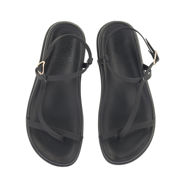 Ancient Greek Sandals Aimilia Black