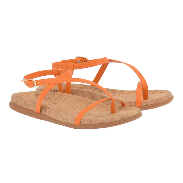 Ancient Greek Sandals Aimilia Orange
