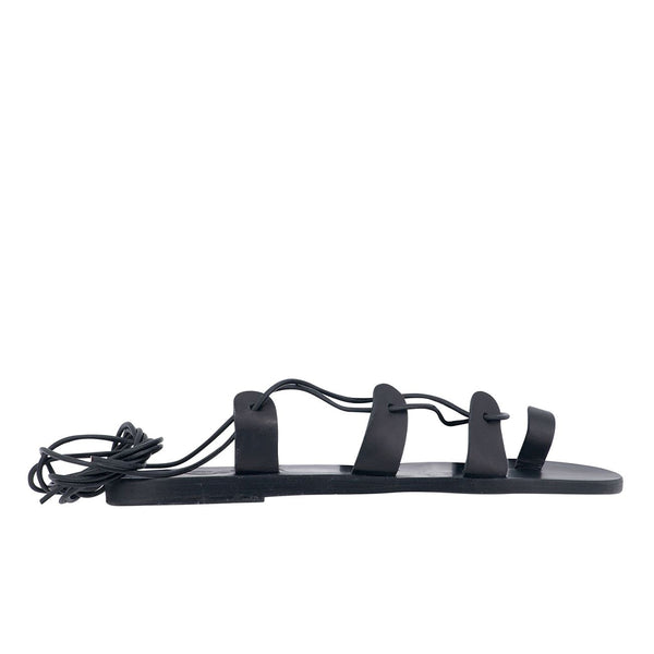 ancient greek sandals Alcyone Black
