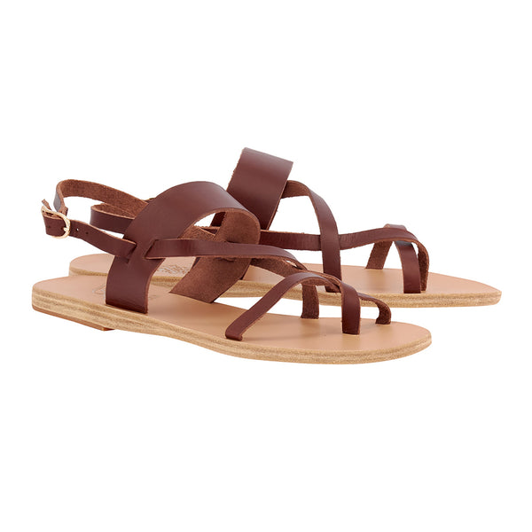 Ancient Greek Sandals Alethea Chestnut