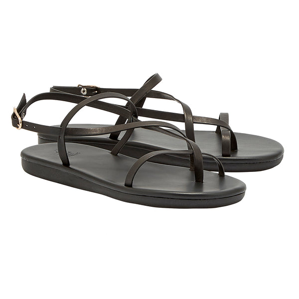 Ancient Greek Sandals Alethea Flip Flop Black