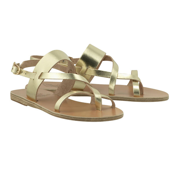 Ancient Greek Sandals Alethea Platinum