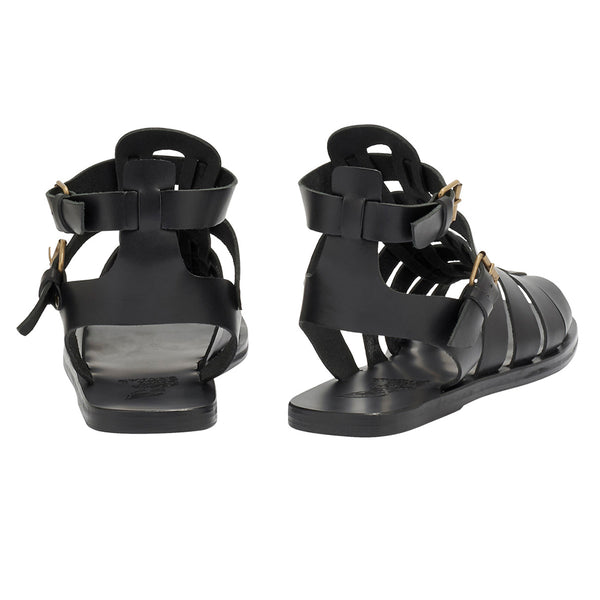 Ancient Greek Sandals Alexandros Black