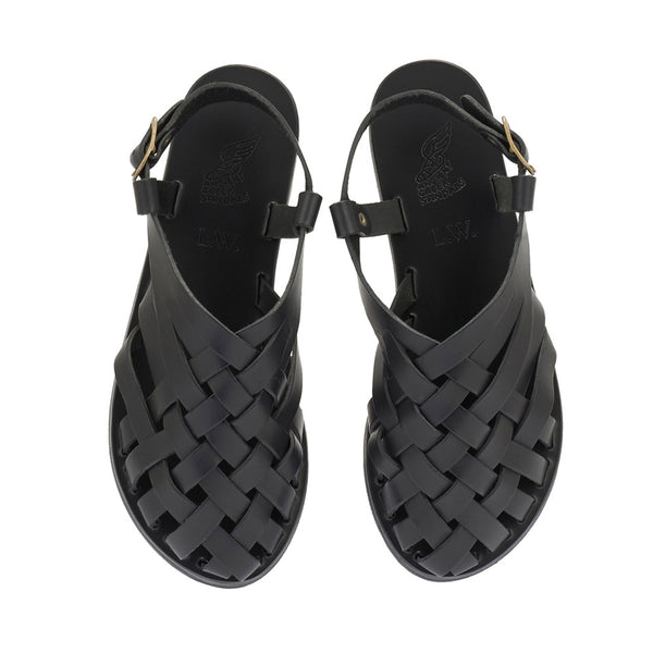 Ancient Greek Sandals Andros Sandal Black